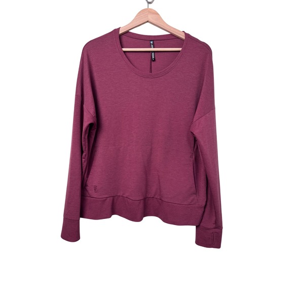 Kuhl Sweaters - Kuhl Rhea Sweater Dusty Pink Mauve Pullover Thumbholes Granola Girl Hiking‎ L